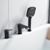Смеситель на борт ванны Shevanik S4112H, черный