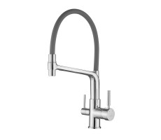 Смеситель для кухни Rose R658, хром