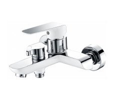 Смеситель для ванны с душем KAISER Glory 69122 хром | белый 