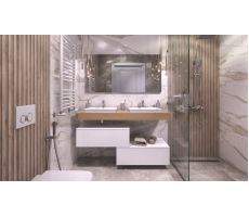 Тумба подвесная Velvex Unit 80 tp.UNI.80.1Y белый матовый  