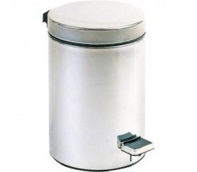 Ведро из нержавеющей стали с педалью матовое 30 л., 09100.30.S, шт NOFER 09100.30.S 