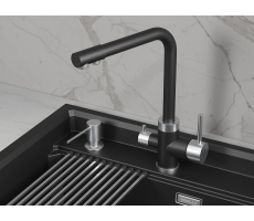 Смеситель для кухни GRANULA 5015, ТУРМАЛИН 