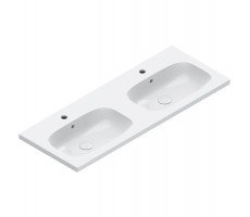 Раковина 120x46 двойная Catalano Alvea 621222001 белый Раковина 120x46 двойная Catalano Alvea 621222001 белый