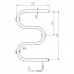 Полотенцесушитель элктрический Domoterm М-образный DMT 107-32 60x40 EK R Хром 