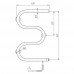 Полотенцесушитель элктрический Domoterm М-образный DMT 107-32 60x40 EK R Хром Полотенцесушитель элктрический Domoterm М-образный DMT 107-32 60x40 EK R Хром
