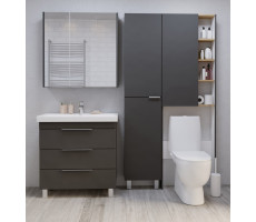 Тумба под раковину 1Marka Gaula 80Н 3я Black Тумба под раковину 1Marka Gaula 80Н 3я Black