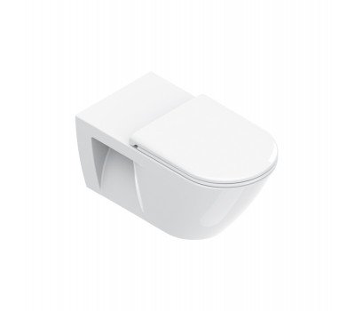 Подвесной унитаз безободковый, смыв Tornado, покрытие Cataglaze+ Catalano Comfort 0911700001 белый  Подвесной унитаз безободковый, смыв Tornado, покрытие Cataglaze+ Catalano Comfort 0911700001 белый