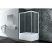 Душевой угол с поддоном Royal Bath RB 8120BP-T (прозрачное) левый белый 