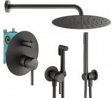 Комплект Plumberia Selection KITZXO18GR Графит матовый Комплект Plumberia Selection KITZXO18GR Графит матовый