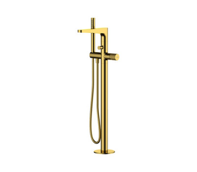 Смеситель для ванны WasserKRAFT Sauer 7100 7121 золото 