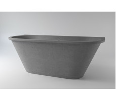 Ванна из искусственного камня Holbi GALATEA Nano Concrete 170x77 бетон 2.01.003.44.4