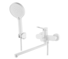 Смеситель для ванны Shevanik S4322C, белый