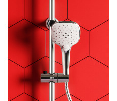 Душевая система Dorff Prime D0740000 Хром; белый 