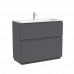 Тумба напольная SANCOS Folk Floor 995х445х850, c двумя ящиками оснащенными доводчиками, Grey soft, арт.FL100FGS Тумба напольная SANCOS Folk Floor 995х445х850, c двумя ящиками оснащенными доводчиками, Grey soft, арт.FL100FGS