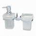 Стакан/дозатор WasserKRAFT Wern K-2500 2589 Хром 