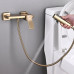 Гигиенический душ со смесителем Shevanik S6105G-1, золотой сатин