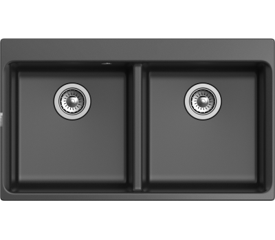 Мойка Rivelato AXEL 90-2D  2-чаши 870*520мм X-90-2D antracite 