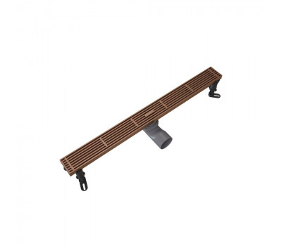 Душевой трап линейный Knotlor SDRW0600LRB бронза  