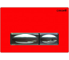  Кнопка для инсталляции красная стекло CREAVIT GP4003.00 Красный 