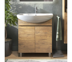 Тумба под раковину VIGO Wing 700-2-0 tn.WIN.BAL.70.2D дуб золотой  