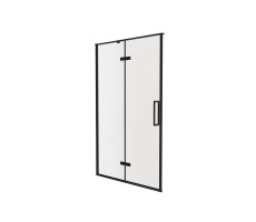 Душевая дверь в нишу Knotlor HDIP120CG0BL 120х200 черный  