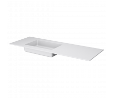 Раковина-моноблок Armadi Art QUATRO 140 WHITE (раковина слева) 793-140-W-L Раковина-моноблок Armadi Art QUATRO 140 WHITE (раковина слева) 793-140-W-L