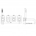 Смеситель для душа Almar Modular E180193.NB Никель 