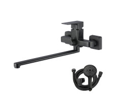 Смеситель для ванны WesnaArt NARCIS NAR06-320BL-25221, черный