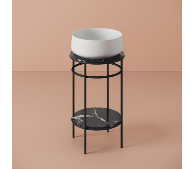 Мраморная столешница Artceram Vogue TFA011 90 Черный матовый 