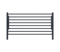 Полотенцесушитель электрический с полкой Terminus Горизонт П8 100х60 КС, черный муар Полотенцесушитель электрический с полкой Terminus Горизонт П8 100х60 КС, черный муар