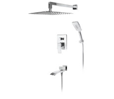 Душевая система встраиваемая Hansberge H6077C хром 