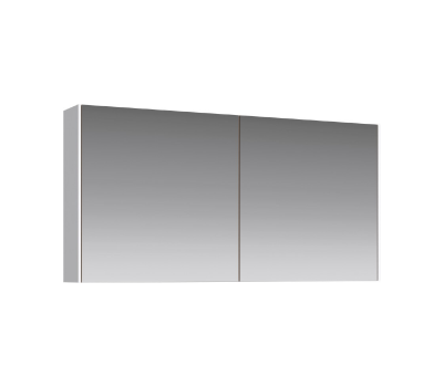 Зеркальный шкаф 120 см AQWELLA MOB0412+MOB0717W Белый Зеркальный шкаф 120 см AQWELLA MOB0412+MOB0717W Белый
