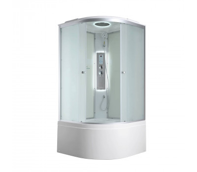 Душевая кабина AvaCan C5090 LED матовый Хром 