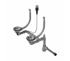 Слив-перелив OMOIKIRI WK-2-R-IN-A, для двухчашевых моек с круглыми переливами, цвет-нержавеющая сталь 4956506 Слив-перелив OMOIKIRI WK-2-R-IN-A, для двухчашевых моек с круглыми переливами, цвет-нержавеющая сталь 4956506