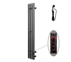 Полотенцесушитель Тругор Пэк сп Вектор 120*15 оружейная сталь ВГП - сенсор оружейная сталь 