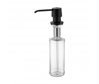 Дозатор для жидкого мыла SAUBER, D001-418, черный металлик, Paulmark 