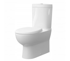 Унитаз-компакт КЕРАМИН Женева Нова Дуал с сиденьем микролифт, белый Унитаз-компакт КЕРАМИН Женева Нова Дуал с сиденьем микролифт, белый