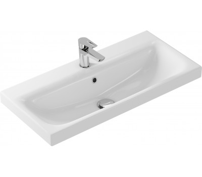 Раковина Cersanit мебельная MODUO 80 узкая 1 отв. S-UM-MOD80SL/1 белый 