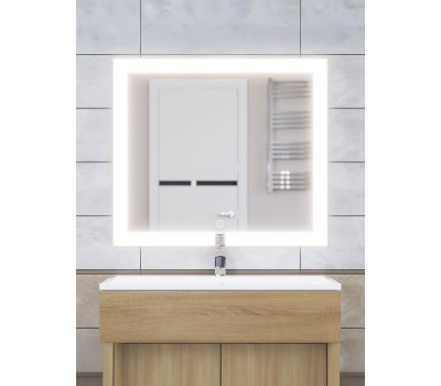 Зеркало для ванной с подсветкой Uperwood Barsa 80х70 см, сенсор/антизапотевание 2930205443 