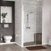 Душевая дверь WasserKRAFT Neime 19P 19P05 белый матовый Душевая дверь WasserKRAFT Neime 19P 19P05 белый матовый