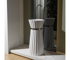 Раковина напольная Oasis Plisse 0PLSXXX09544002 (0PI440CECR) Белый Раковина напольная Oasis Plisse 0PLSXXX09544002 (0PI440CECR) Белый