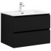 Тумба с раковиной Aquanet Вега 2.0 70 2 ящ. цв.черный (раковина Flat) 00344766 Тумба с раковиной Aquanet Вега 2.0 70 2 ящ. цв.черный (раковина Flat) 00344766