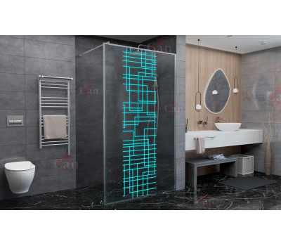 Душевая перегородка AvaCan LC 110 Хром 