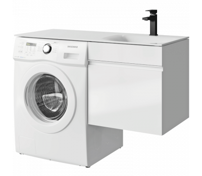 Подвесная тумба с раковиной 115 см AQWELLA DU01051+FOR.11.04.D-R Белый 