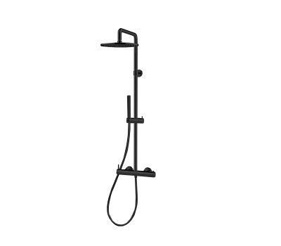 Душевая система Newform Colonne doccia 61167.01.093 Черный матовый 