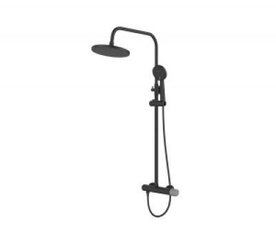 Душевая стойка без излива ФОКУС 24612BG черный Bronze de Luxe 