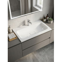 Раковина для ванной Uperwood Smile 80 см, белая глянцевая RSmile80wg 