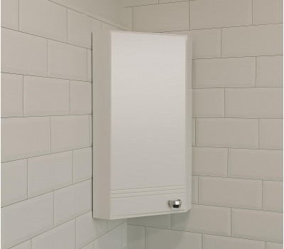 Шкаф угловой Story 43П 1д. белый глянец L 1Marka 