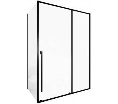Душевой уголок Allen Brau Fantasy 150x90 3.11009.31 + 3.11013.31 черный матовый 