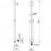Душевая штанга Almar 316 Stainless Steel E087069.316 Нержавейка 
